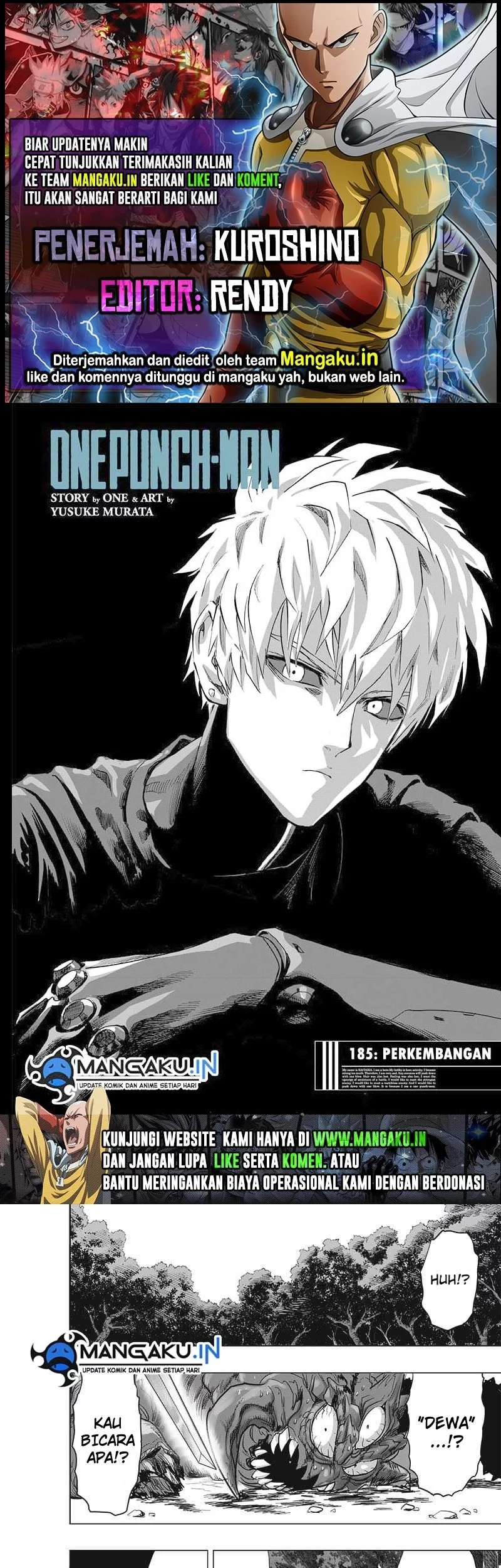 Komik One Punch Man Chapter 233 gambar nomor 1