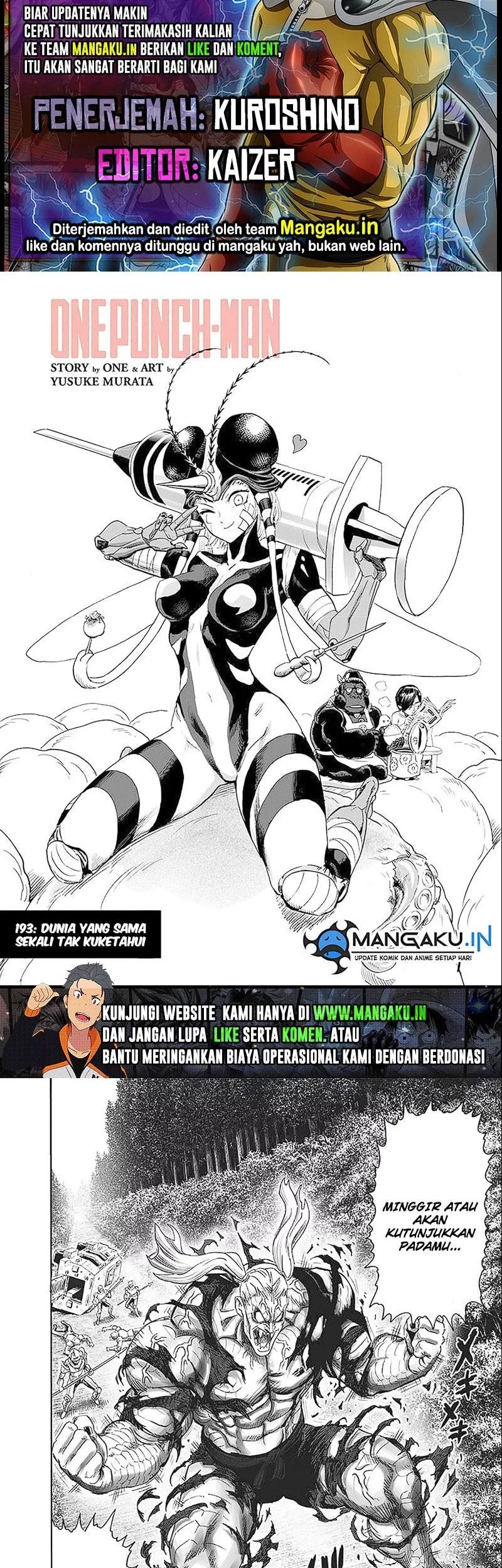 Komik One Punch Man Chapter 241 gambar nomor 1
