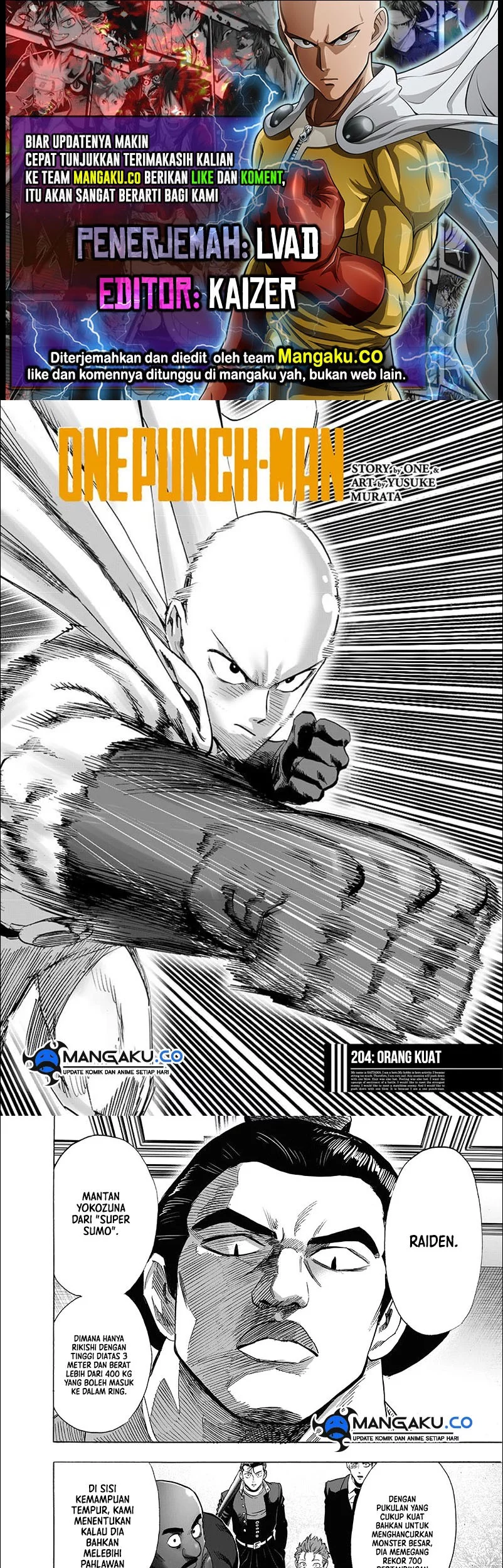 Komik One Punch Man Chapter 254 gambar nomor 1