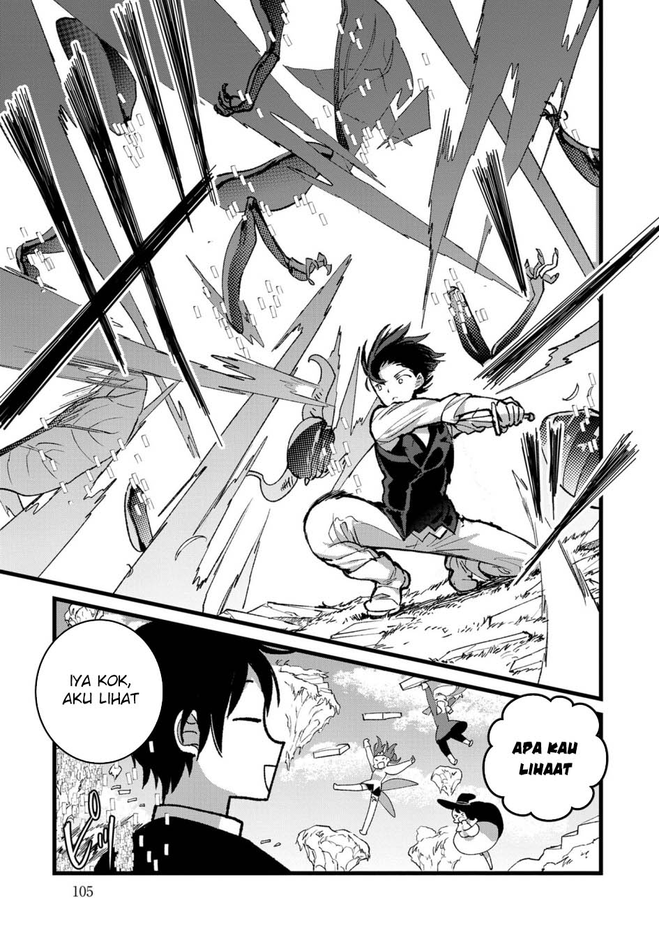 Ore, Yuusha janai desu kara. – VR Sekai no Chouten ni Kunrin Seshi Otoko. Tenseishi, Level 1 no Mushoku kara Restart suru Chapter 34 Gambar 11