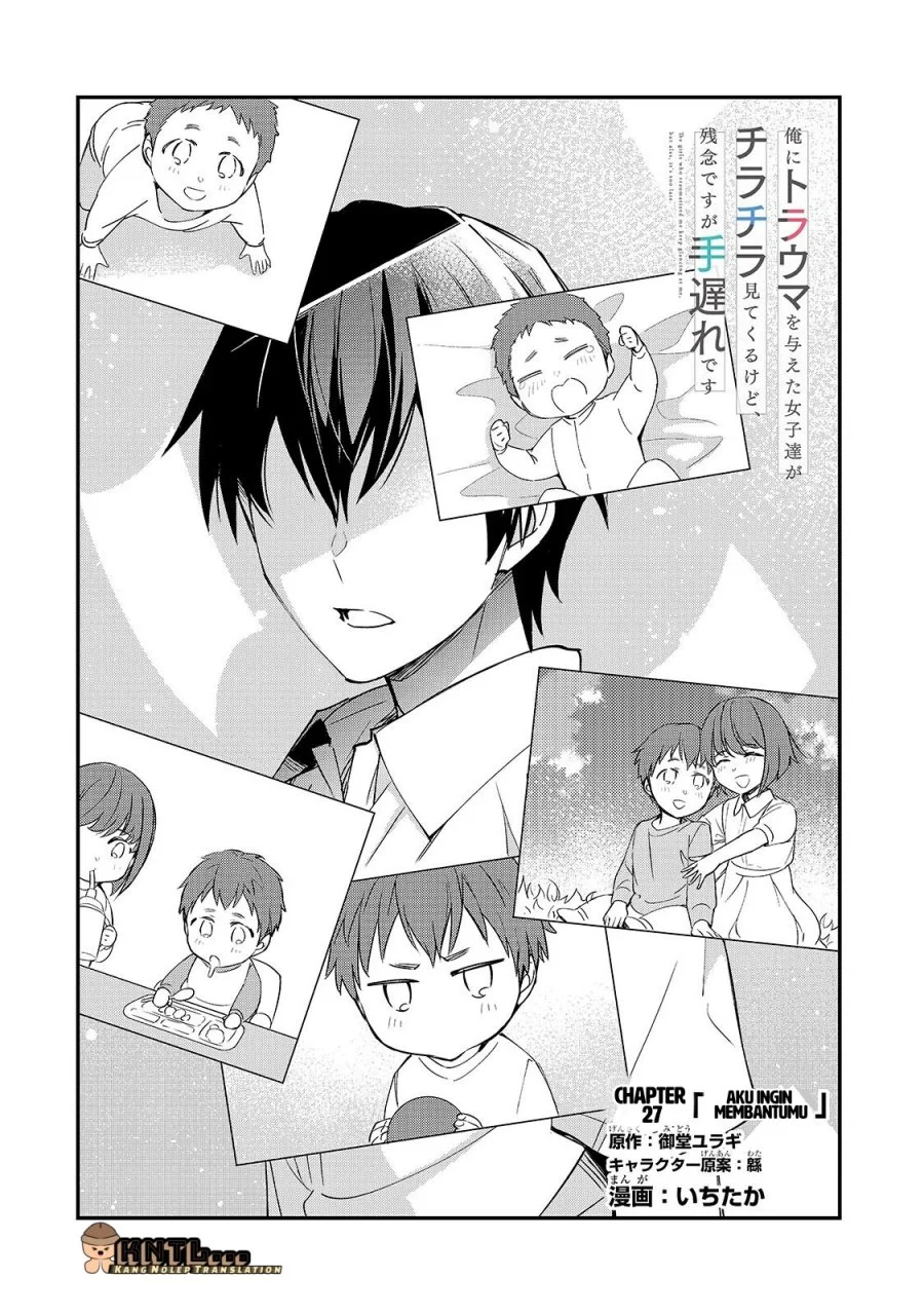 Ore ni Trauma wo Ataeta Joshi-tachi ga Chirachira Mitekuru kedo, Zannen desu ga Teokure desu Chapter 27 Gambar 3