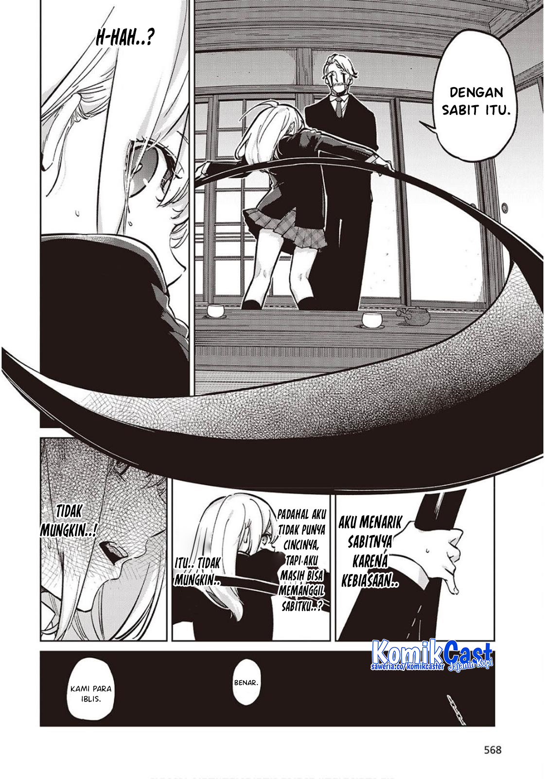 Oroka na Tenshi wa Akuma to Odoru Chapter 98 Gambar 18