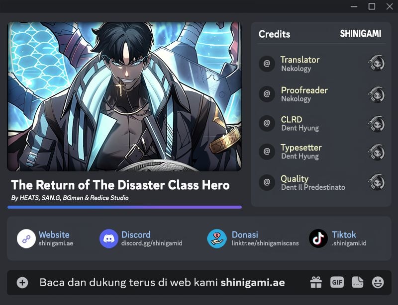 Komik A Disaster-Class Hero Has Returned Chapter 123 gambar nomor 1