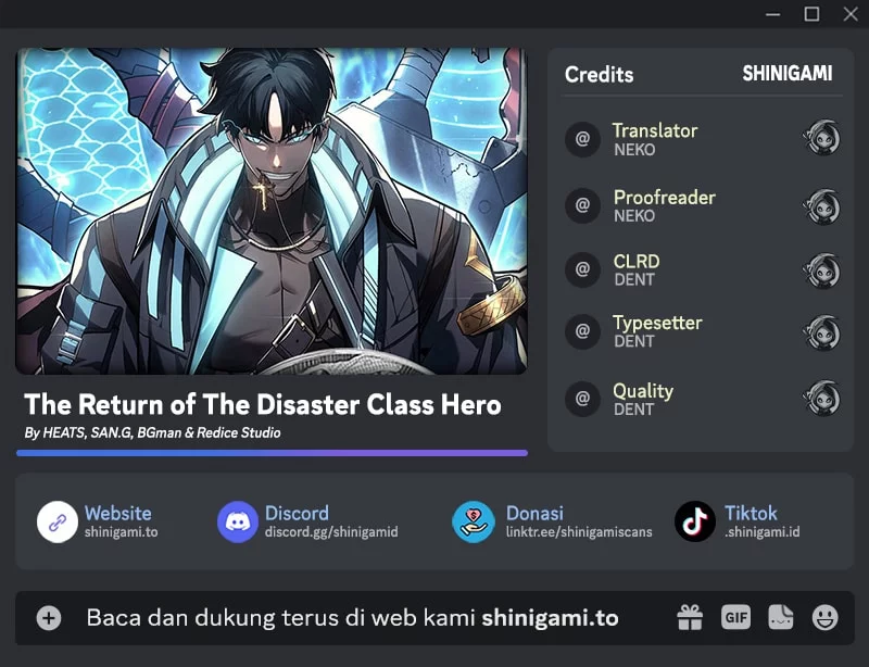 Komik A Disaster-Class Hero Has Returned Chapter 146 gambar nomor 1