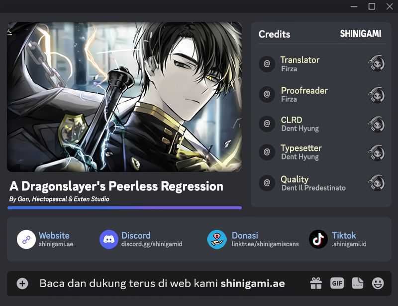 Komik A Dragonslayer’s Peerless Regression Chapter 14 gambar nomor 1