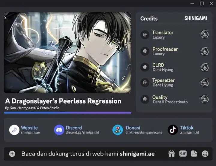 Komik A Dragonslayer’s Peerless Regression Chapter 1 gambar nomor 1