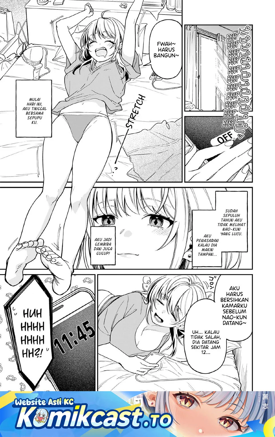Komik A Quirky Girl Is Inviting Me to Bed Chapter 5.6 gambar nomor 1