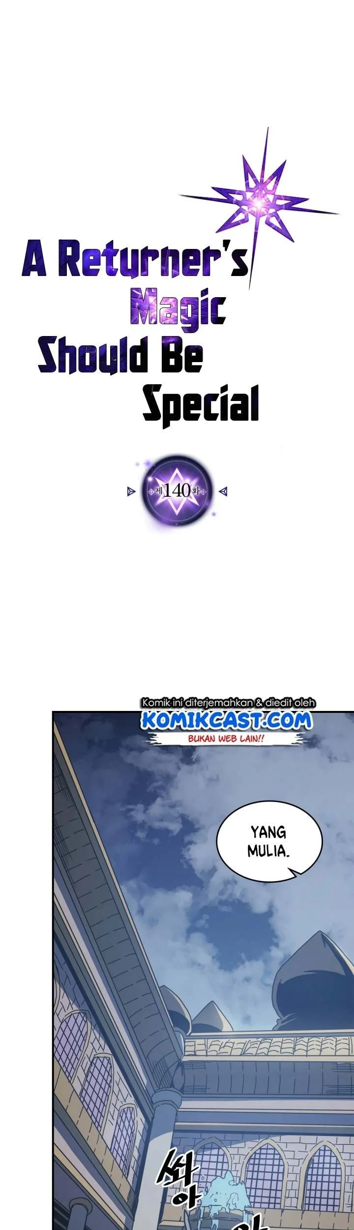 Komik A Returner's Magic Should Be Special Chapter 140 gambar nomor 1