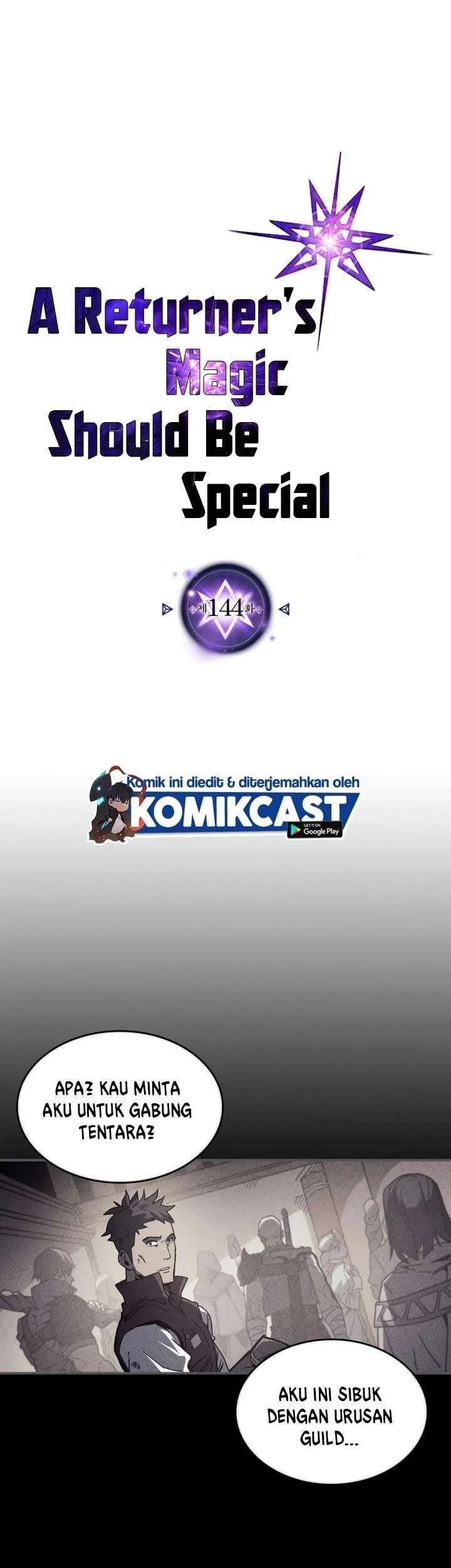 Komik A Returner's Magic Should Be Special Chapter 144 gambar nomor 1