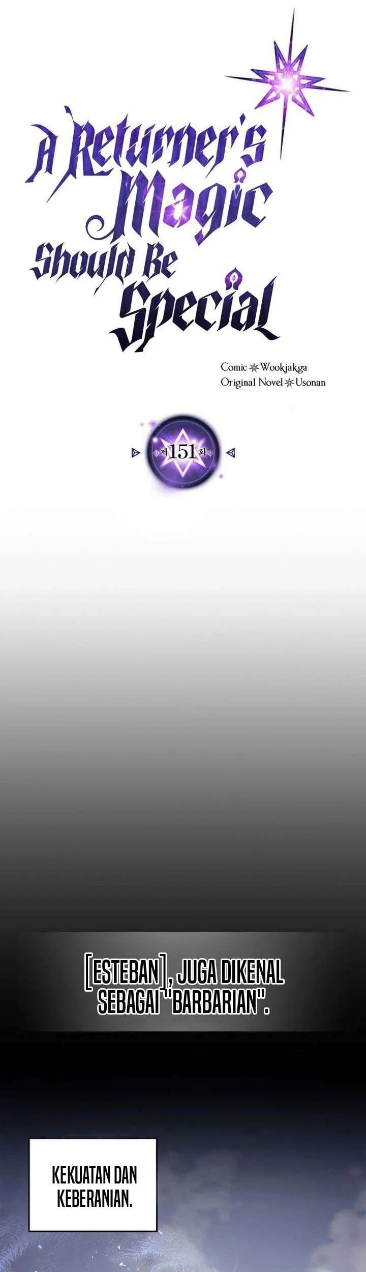 Komik A Returner's Magic Should Be Special Chapter 151 gambar nomor 1