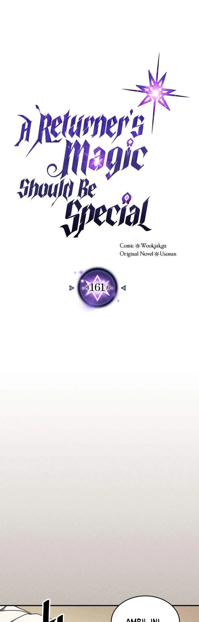 Komik A Returner's Magic Should Be Special Chapter 161 gambar nomor 1