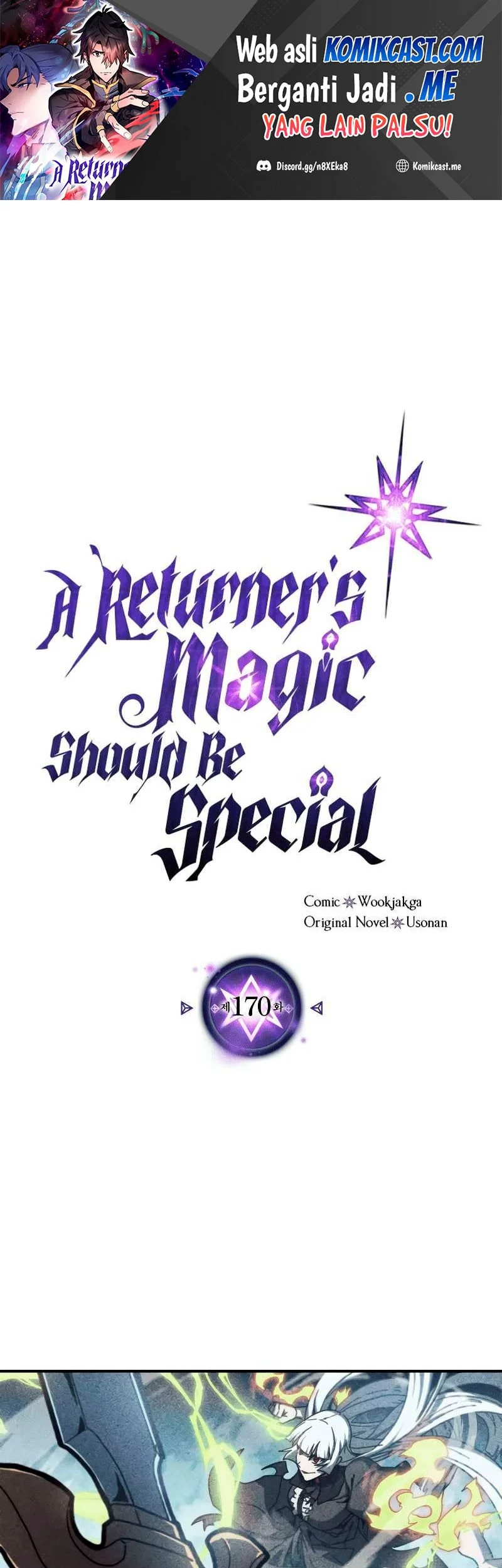 Komik A Returner's Magic Should Be Special Chapter 170 gambar nomor 1