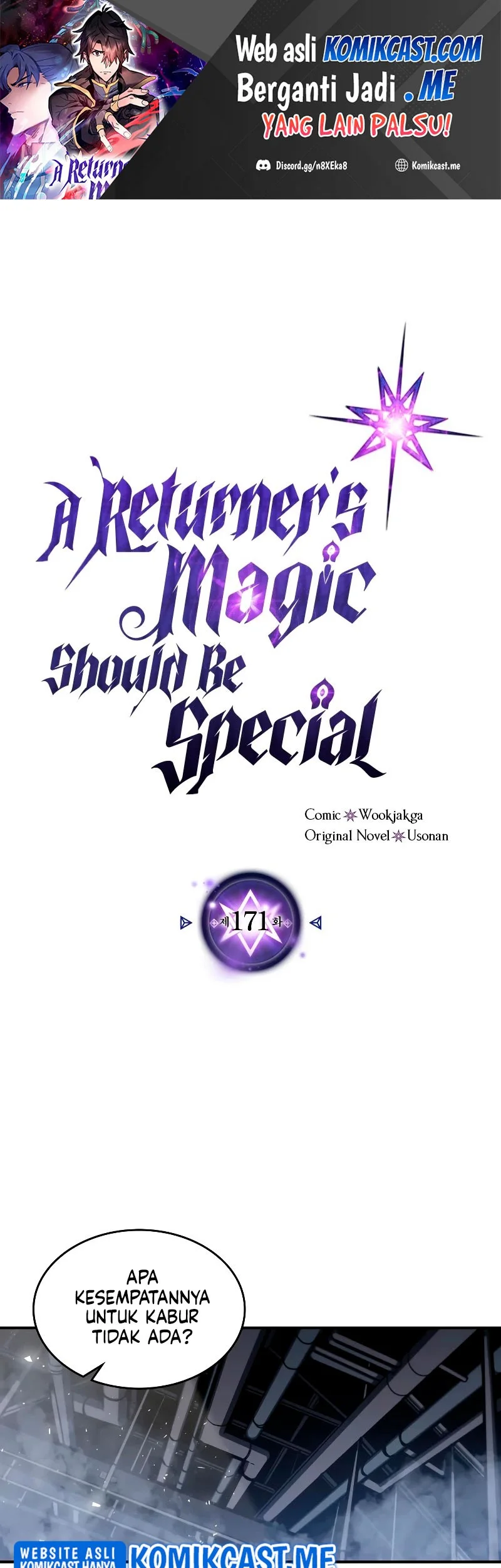 Komik A Returner's Magic Should Be Special Chapter 171 gambar nomor 1
