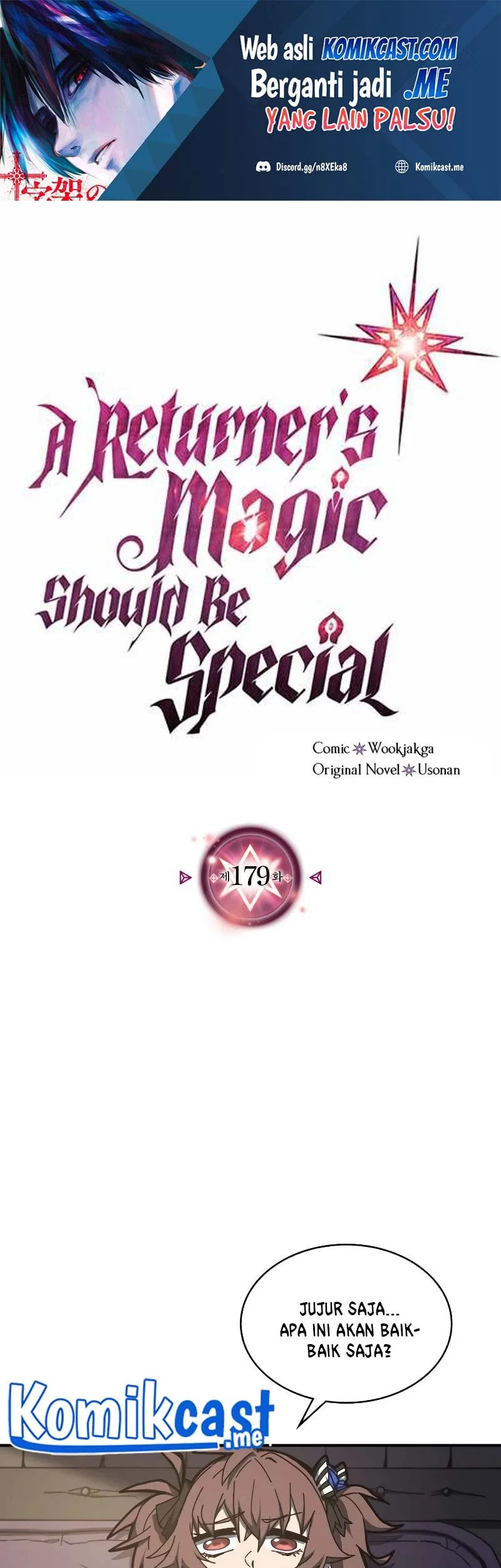 Komik A Returner's Magic Should Be Special Chapter 179 gambar nomor 1