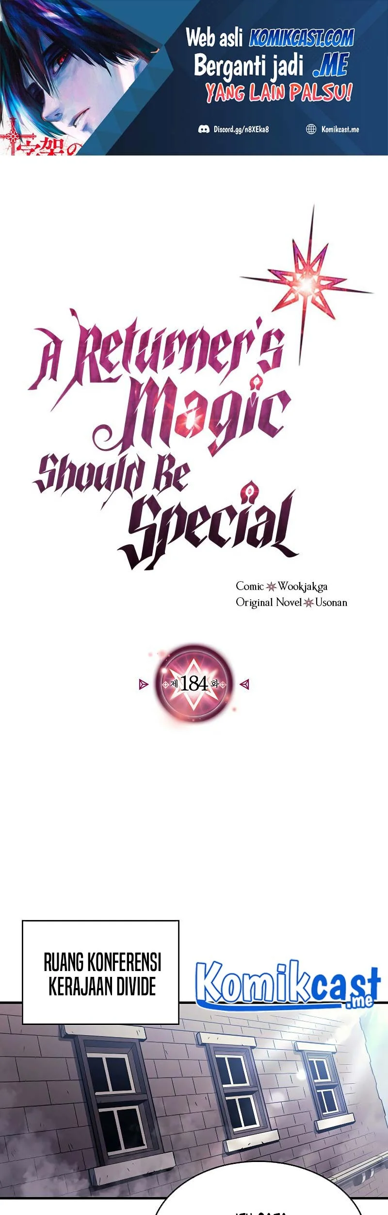Komik A Returner's Magic Should Be Special Chapter 184 gambar nomor 1