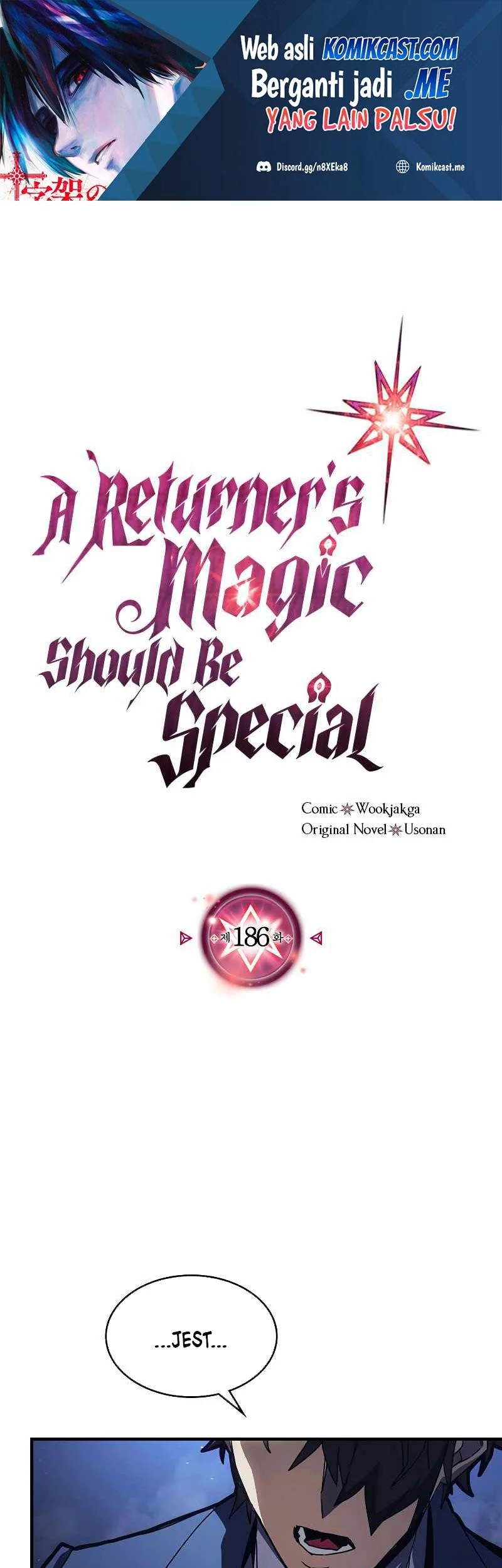 Komik A Returner's Magic Should Be Special Chapter 186 gambar nomor 1