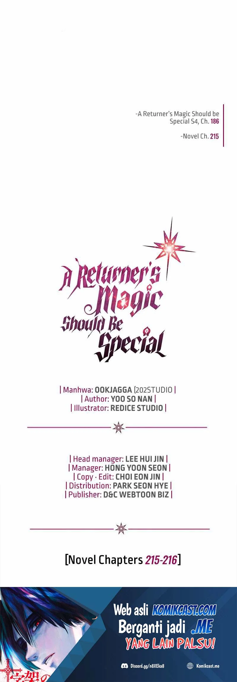 A Returner's Magic Should Be Special Chapter 186 Gambar 65