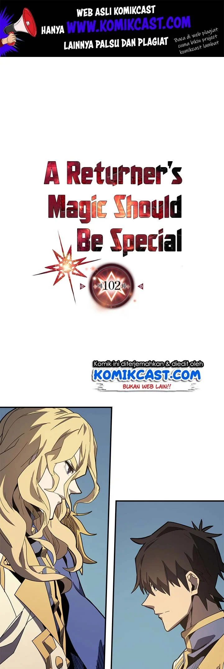 Manhwa A Returner's Magic Should Be Special Chapter 102 gambar nomor 2