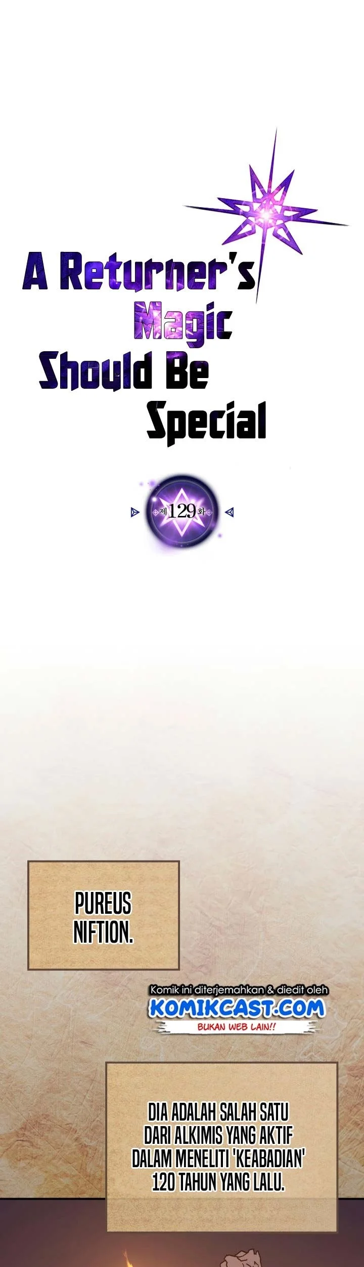 Manhwa A Returner's Magic Should Be Special Chapter 129 gambar nomor 2