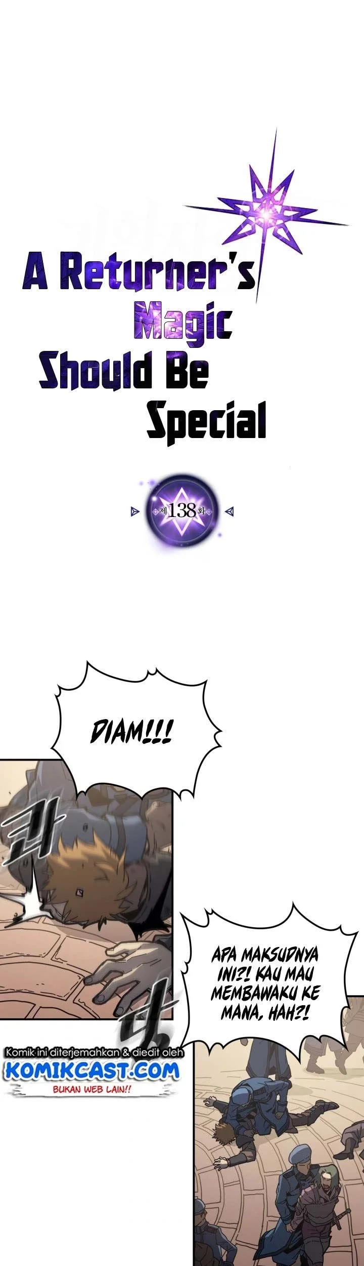 Komik A Returner's Magic Should Be Special Chapter 138 gambar nomor 1