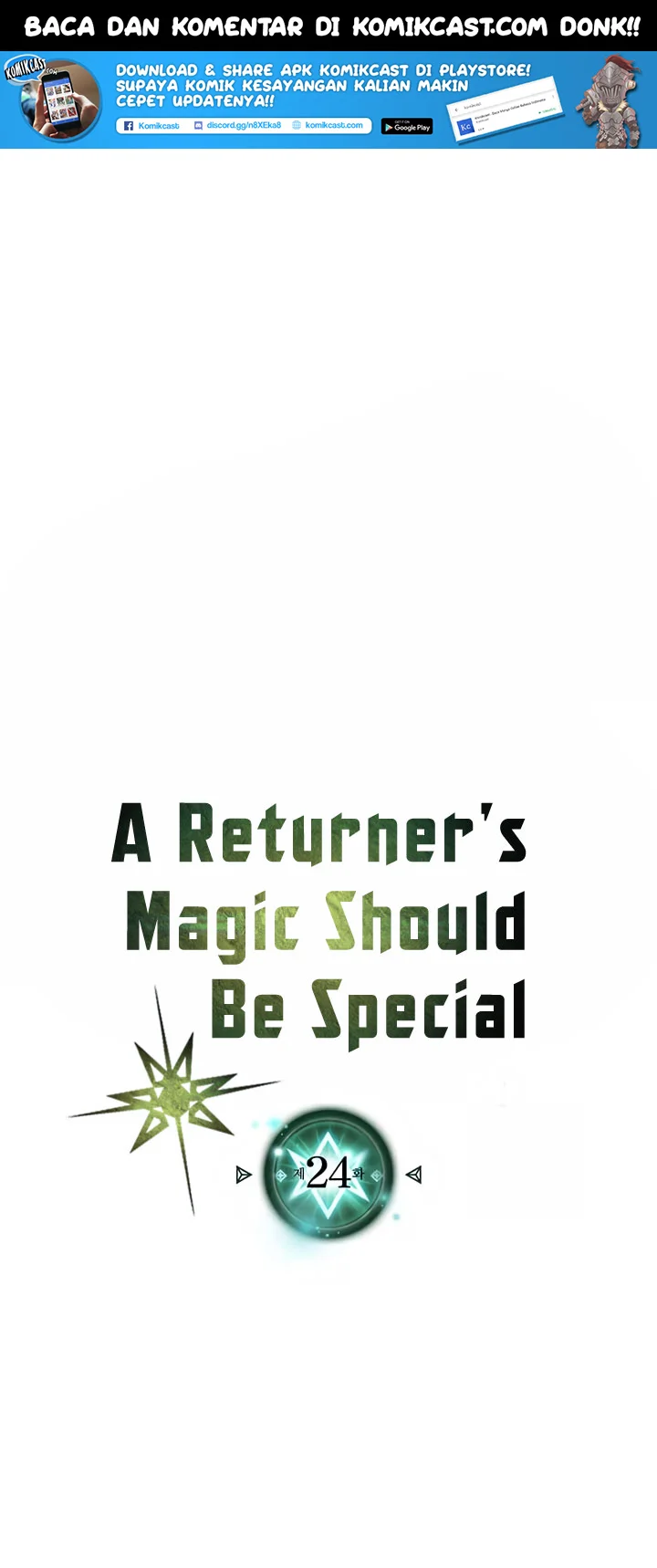 Manhwa A Returner's Magic Should Be Special Chapter 24 gambar nomor 2