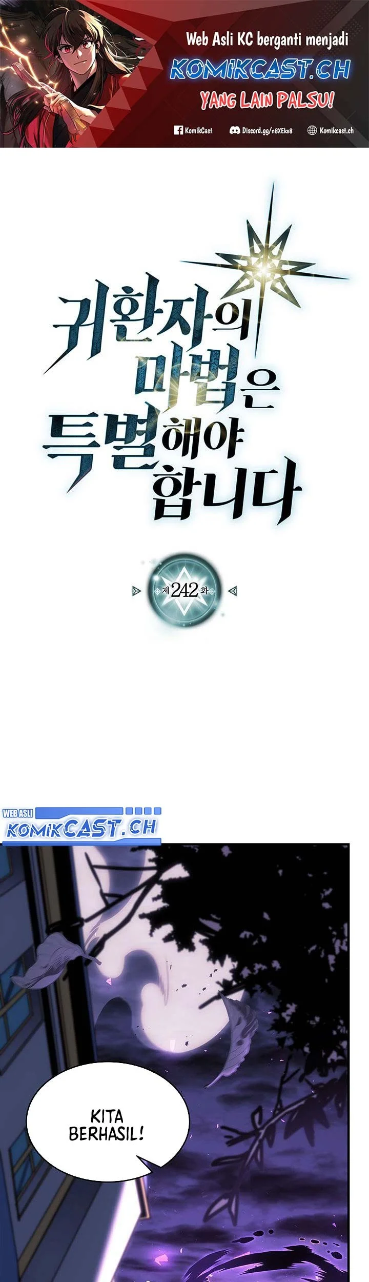 Komik A Returner's Magic Should Be Special Chapter 242 gambar nomor 1