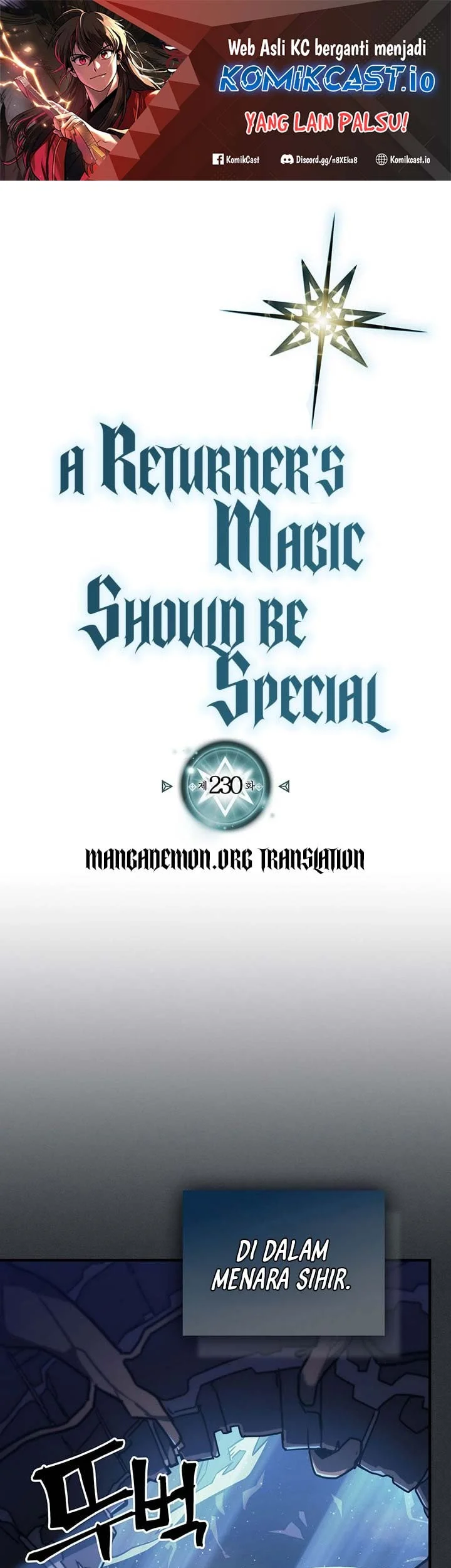 Komik A Returner's Magic Should Be Special Chapter 230 gambar nomor 1