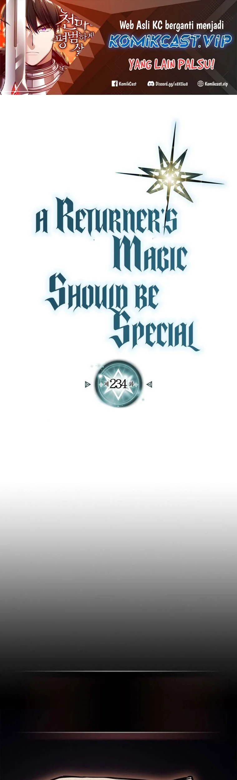 Komik A Returner's Magic Should Be Special Chapter 234 gambar nomor 1