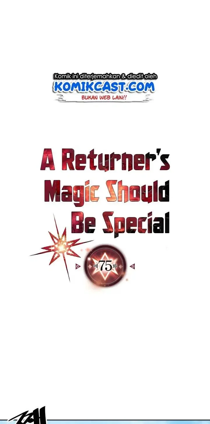 Manhwa A Returner's Magic Should Be Special Chapter 75 gambar nomor 2