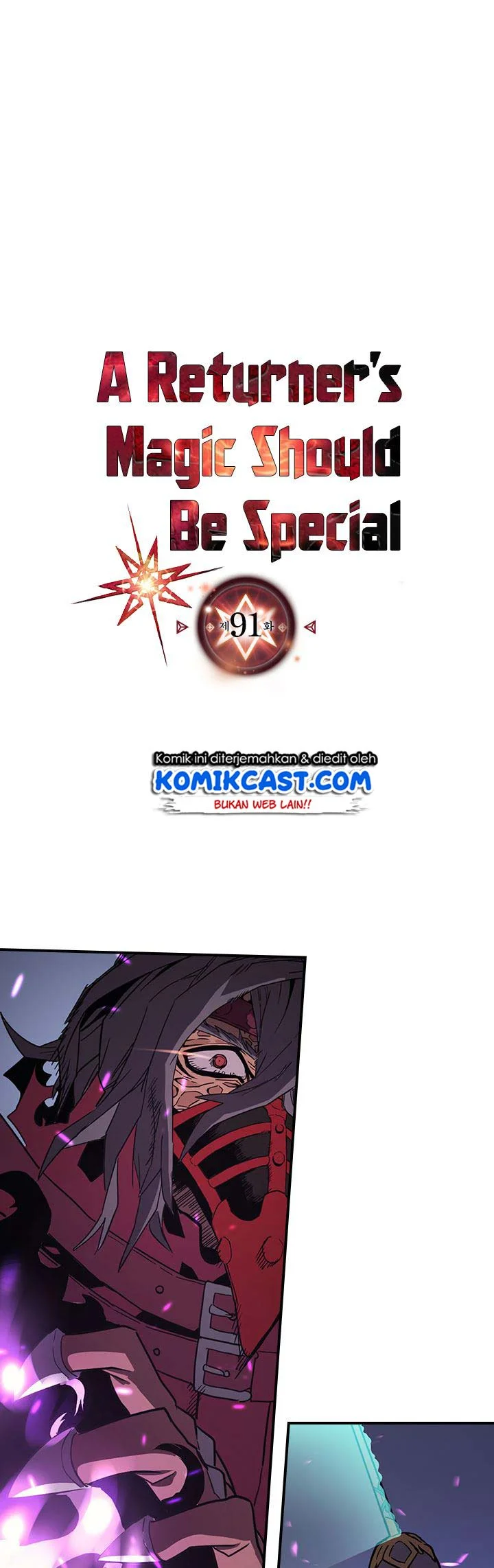 Manhwa A Returner's Magic Should Be Special Chapter 91 gambar nomor 2
