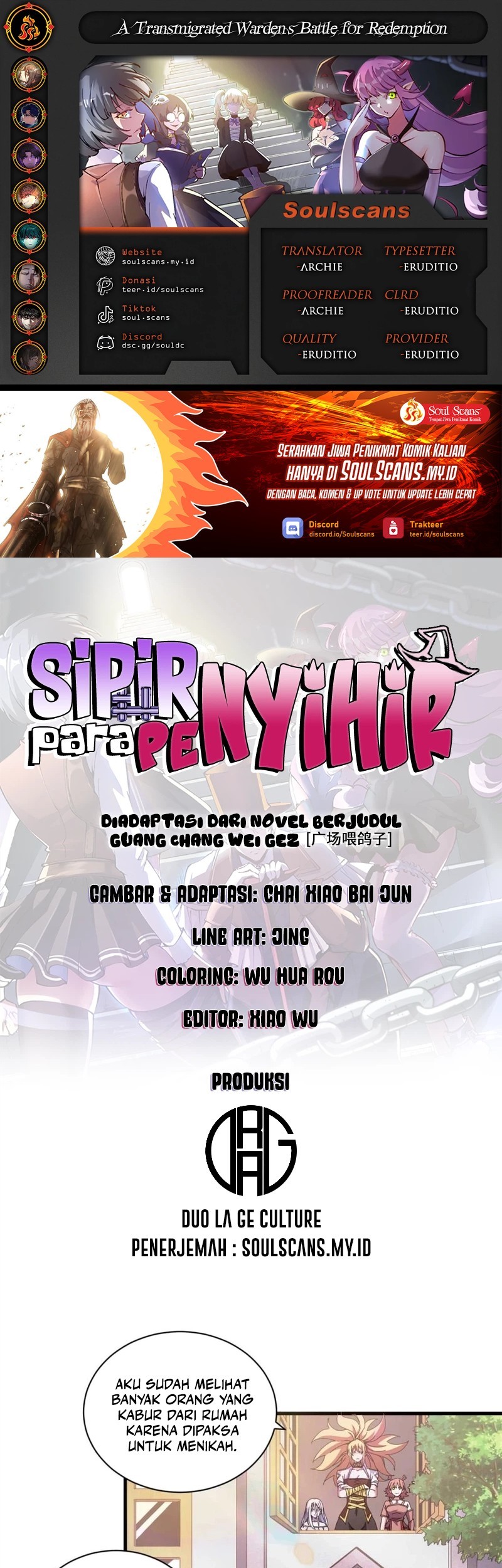 Komik A Transmigrated Warden’s Battle for Redemption Chapter 74 gambar nomor 1