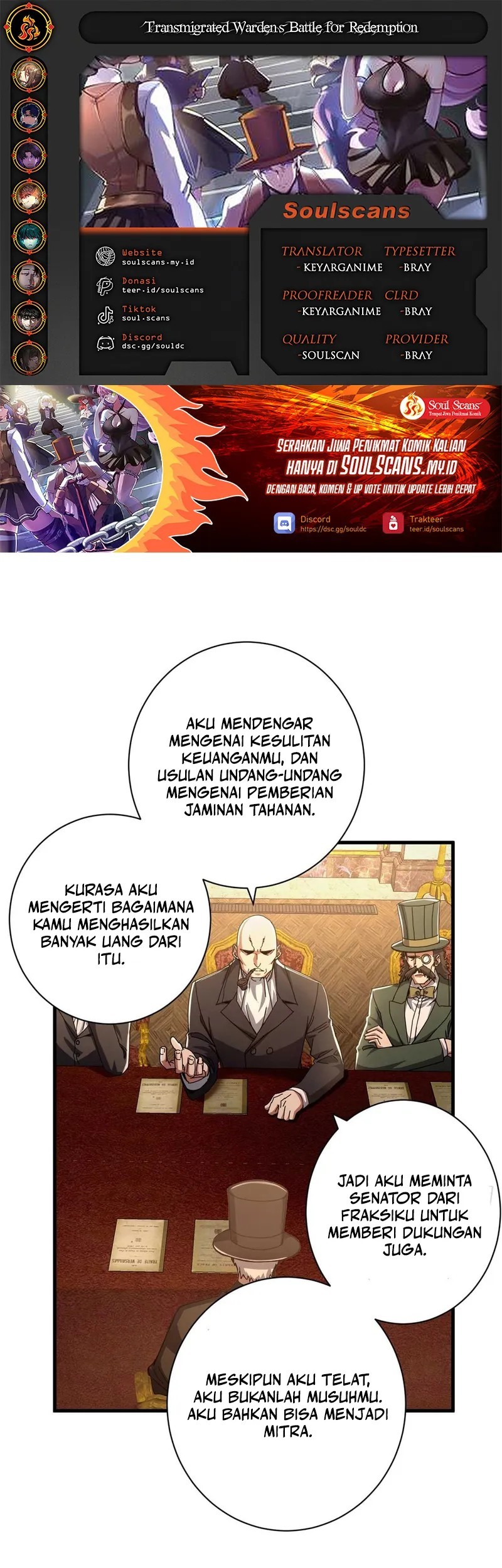 Komik A Transmigrated Warden’s Battle for Redemption Chapter 80 gambar nomor 1
