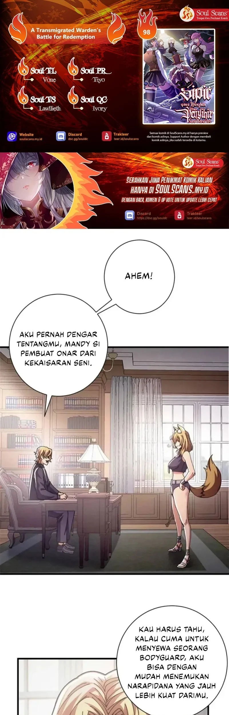 Komik A Transmigrated Warden’s Battle for Redemption Chapter 98 gambar nomor 1