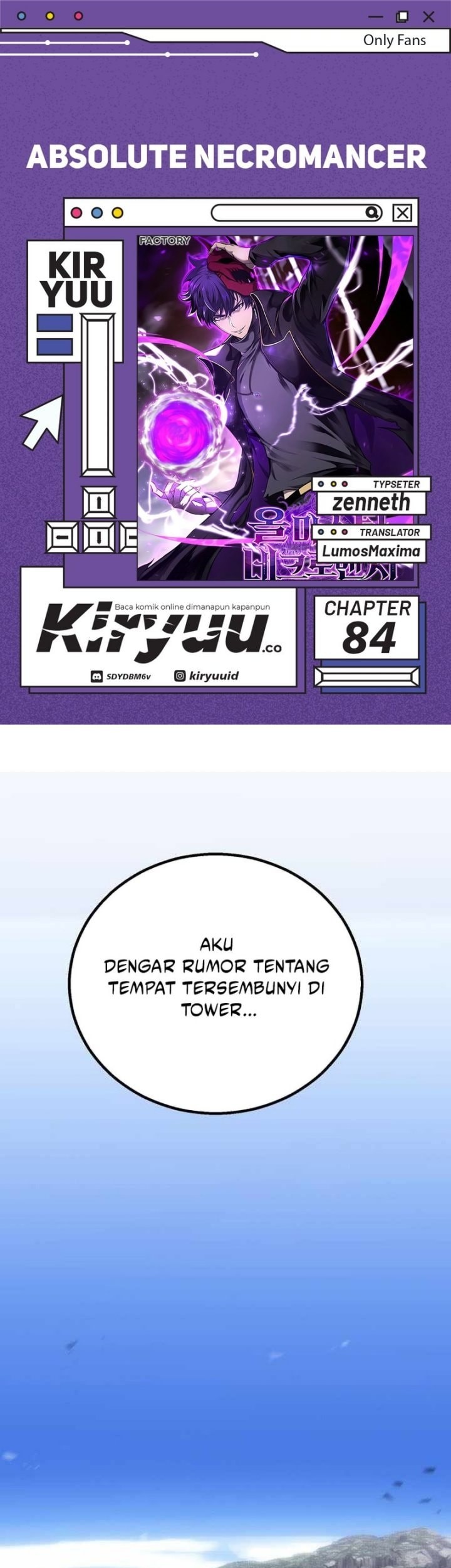 Komik Absolute Necromancer Chapter 84 gambar nomor 1
