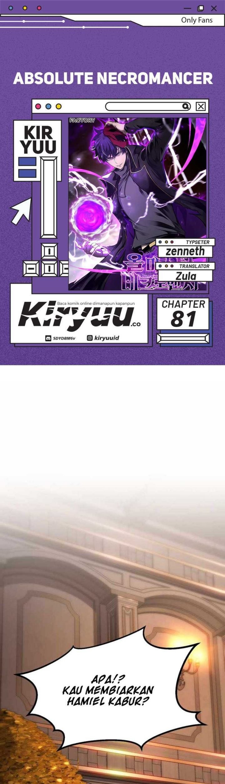Komik Absolute Necromancer Chapter 81 gambar nomor 1