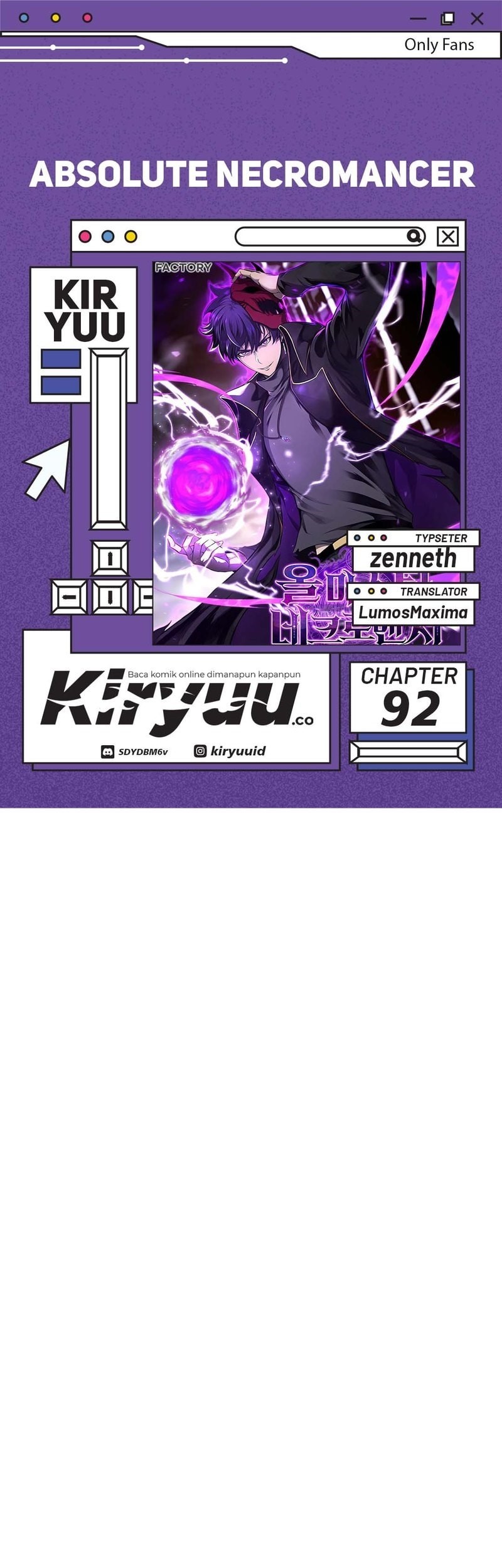 Komik Absolute Necromancer Chapter 92 gambar nomor 1