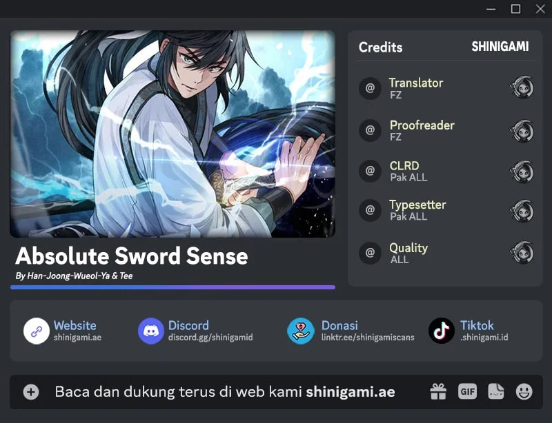 Komik Absolute Sword Sense Chapter 157 gambar nomor 1