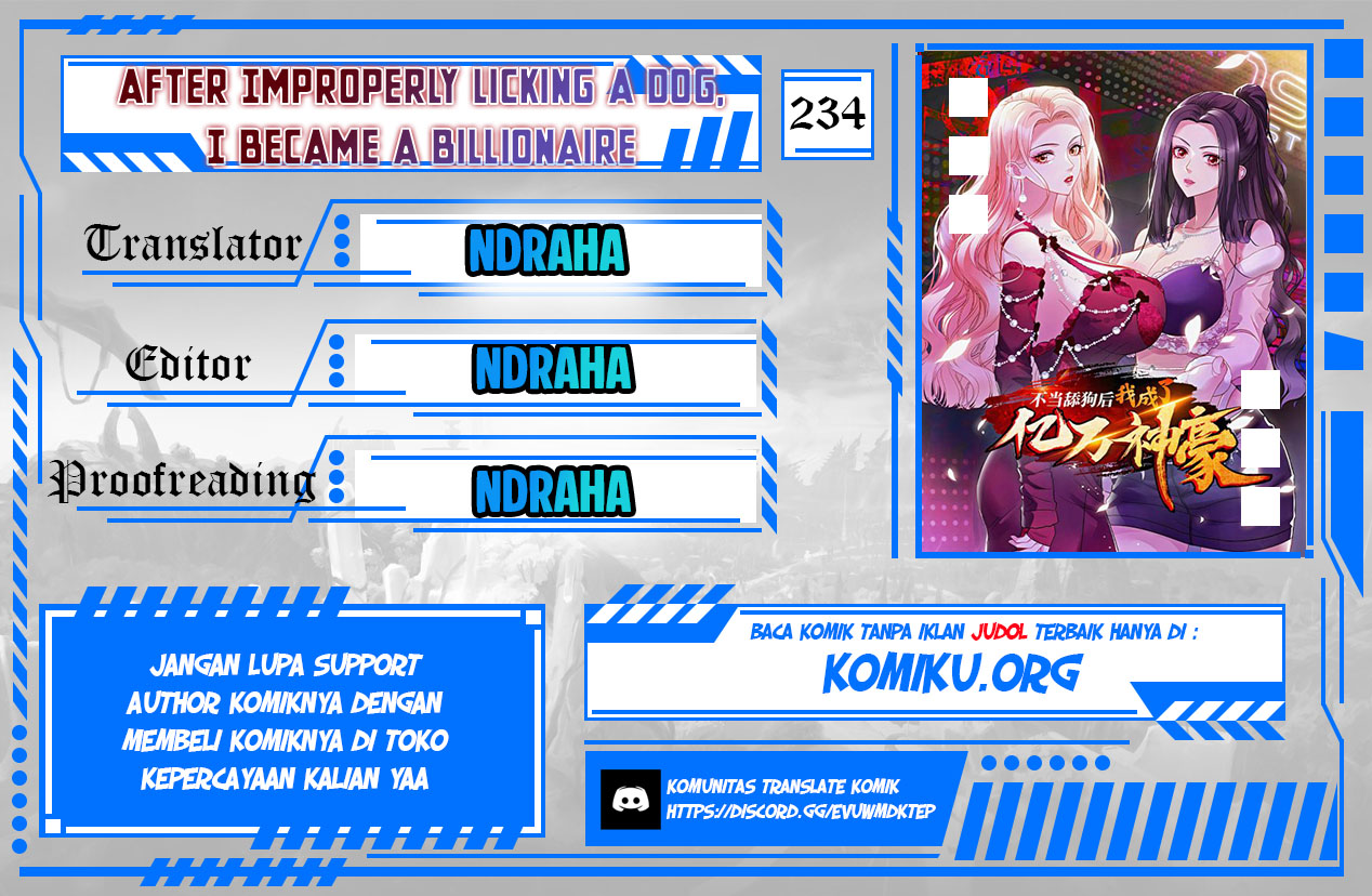 Komik After Improperly Licking a Dog, I Became a Billionaire Chapter 234 gambar nomor 1