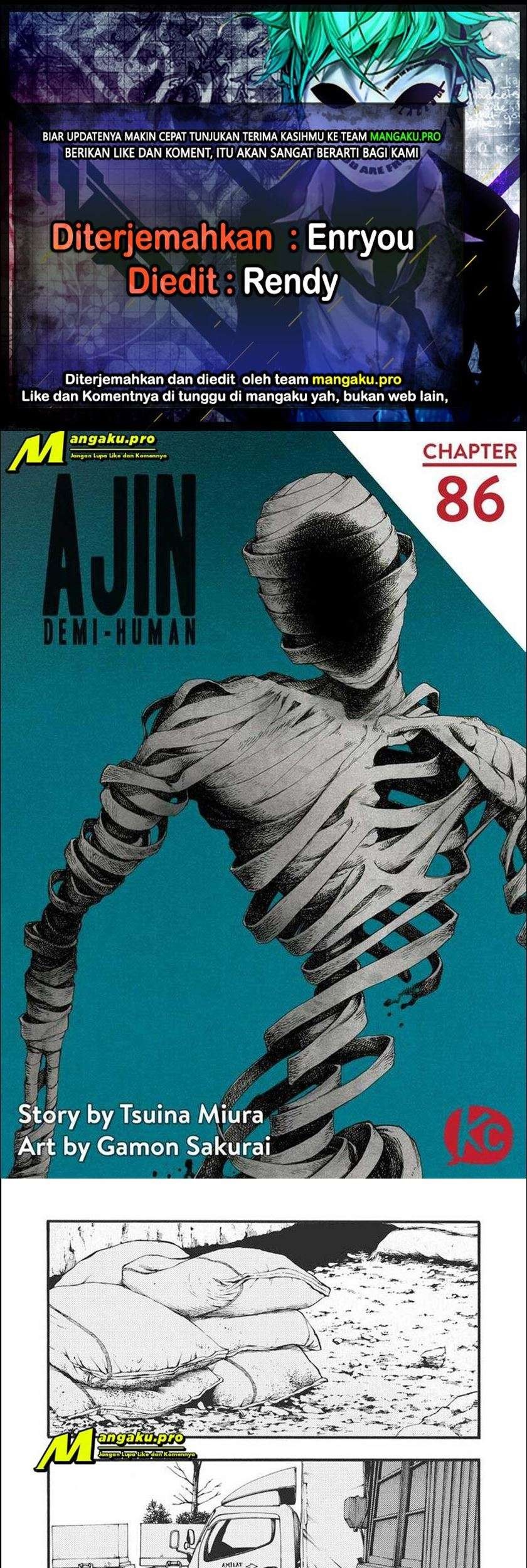 Komik Ajin Chapter 86.1 gambar nomor 1