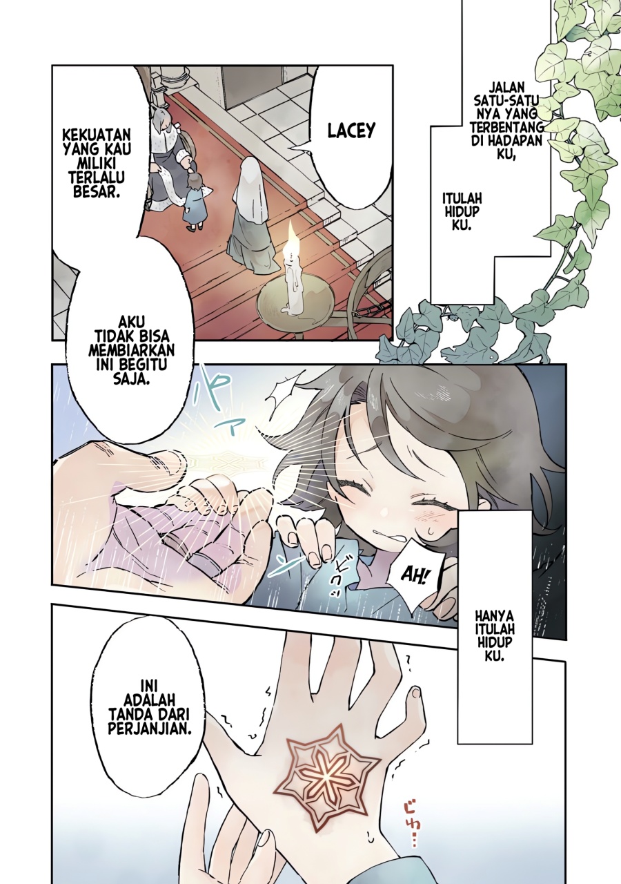 Manga Akatsuki no Majo Reishi wa Jiyu ni Ikitai Mao Tobatsu o Oeta Node, Nonbiri o Mise o Hirakimasu Chapter 1 gambar nomor 2