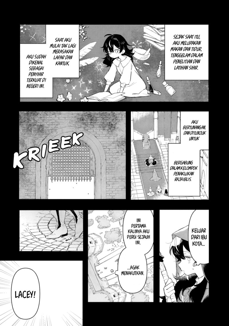 Akatsuki no Majo Reishi wa Jiyu ni Ikitai Mao Tobatsu o Oeta Node, Nonbiri o Mise o Hirakimasu Chapter 3 Gambar 24