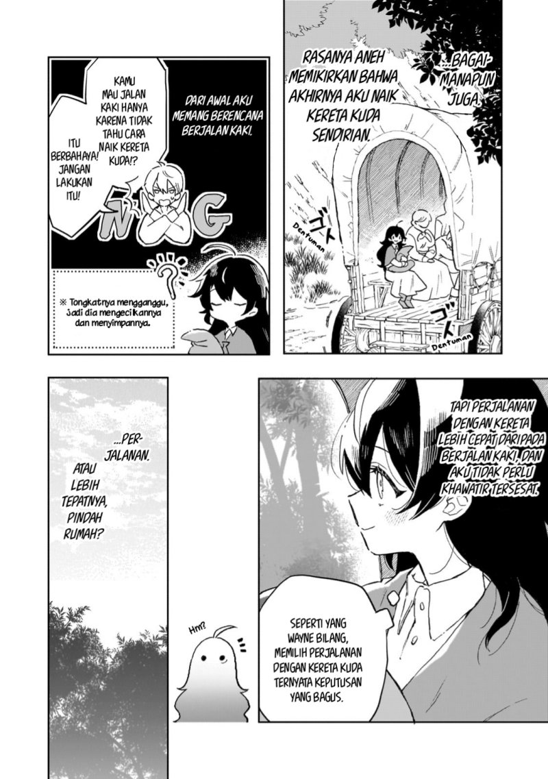 Manga Akatsuki no Majo Reishi wa Jiyu ni Ikitai Mao Tobatsu o Oeta Node, Nonbiri o Mise o Hirakimasu Chapter 4 gambar nomor 2