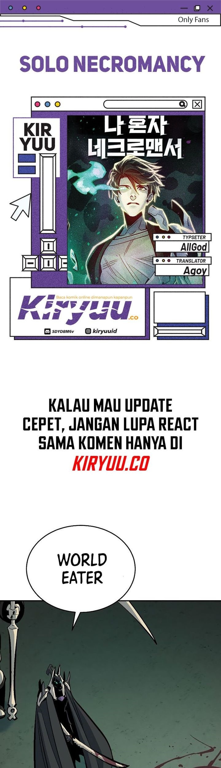Komik Alone Necromancer Chapter 177 gambar nomor 1