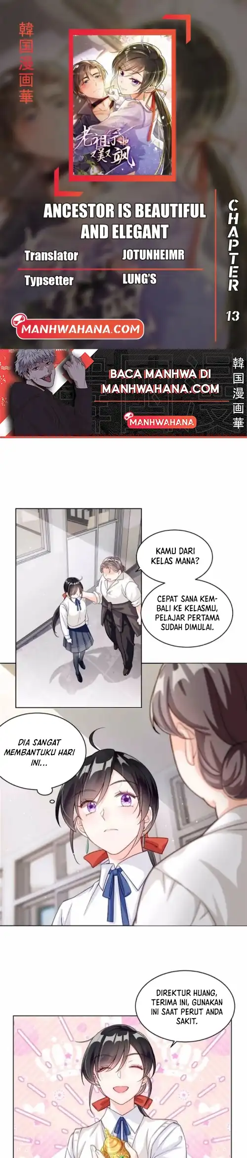 Komik Ancestor is beautiful and elegant Chapter 13 gambar nomor 1