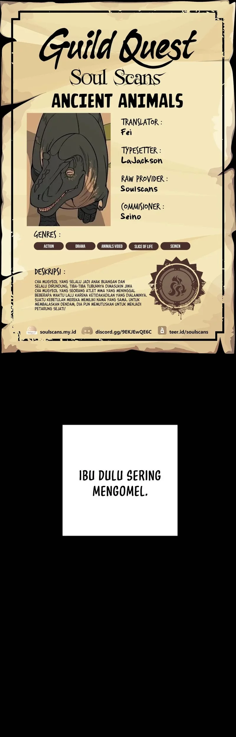 Komik Ancient Animals Chapter 21 gambar nomor 1