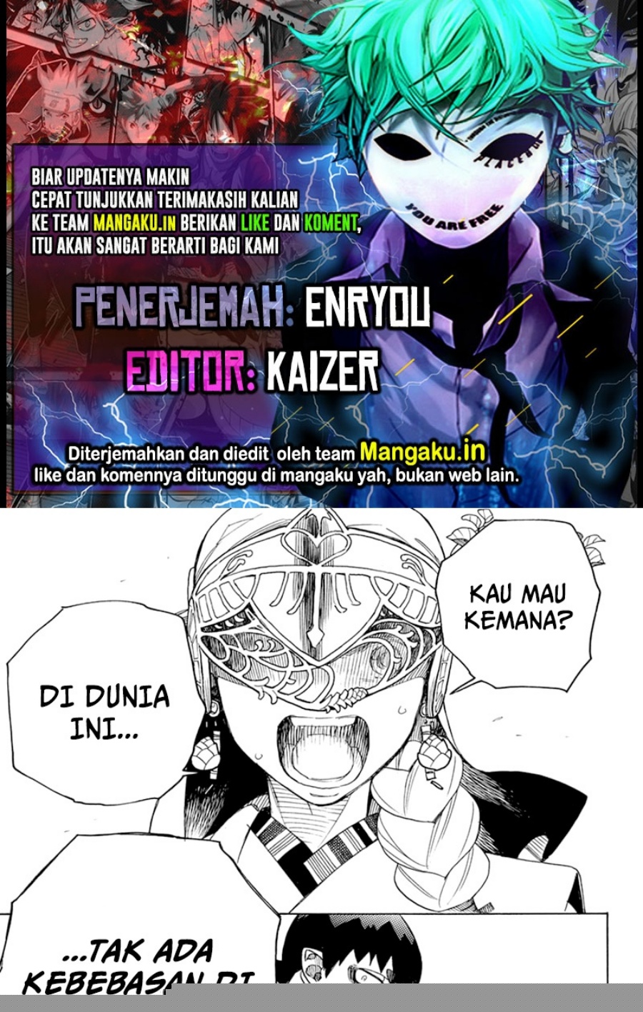 Komik Ao no Exorcist Chapter 156.2 gambar nomor 1