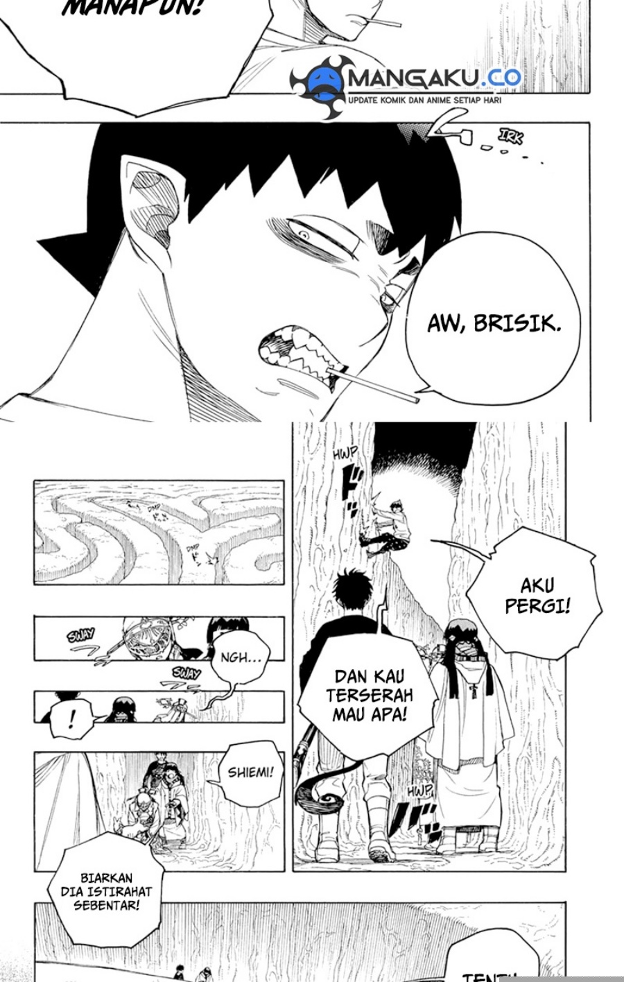 Manga Ao no Exorcist Chapter 156.2 gambar nomor 2