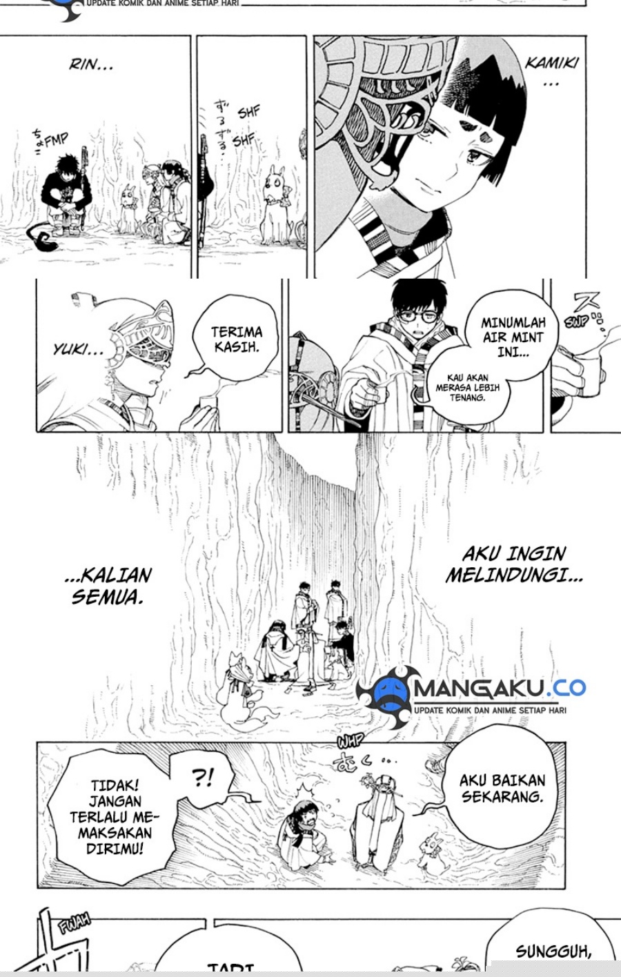 Ao no Exorcist Chapter 156.2 Gambar 4