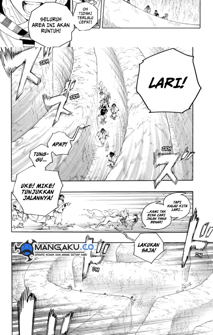 Ao no Exorcist Chapter 156.2 Gambar 6