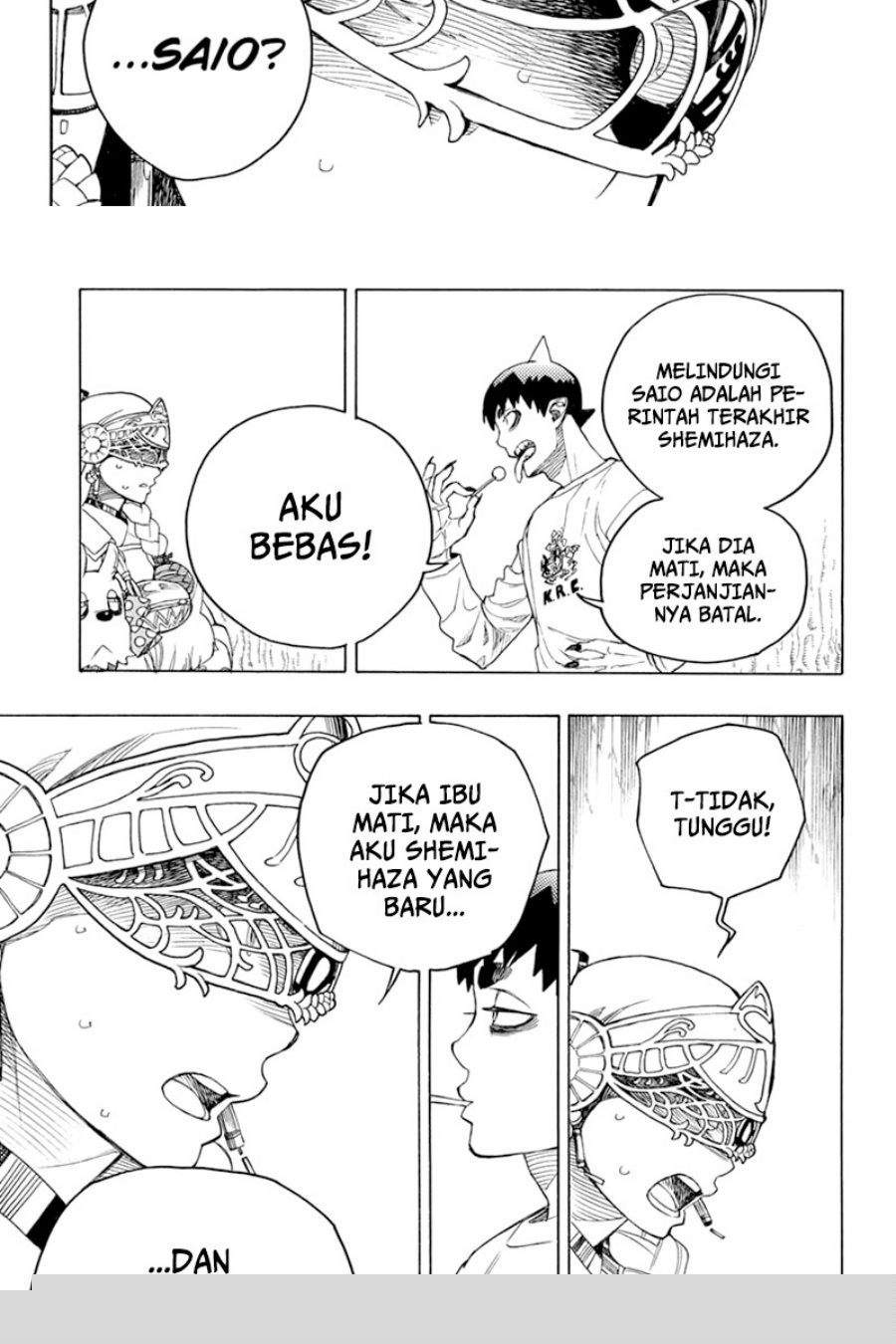 Ao no Exorcist Chapter 156.1 Gambar 15